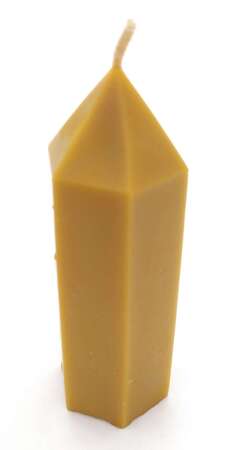 Beeswax candle hexagonal pencil 4.5 x 4.5 x 14 cm