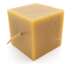 Beeswax candle cube pure 4.5 x 4.5 x 4.5 cm