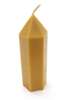 Beeswax candle hexagonal pencil 4.5 x 4.5 x 14 cm