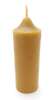 Beeswax candle high cylinder cone 4 x 10 cm