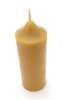 Beeswax candle high cylinder cone 4 x 10 cm