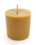 Beeswax candle, thick low cylinder 5.5 x 5.5 cm.