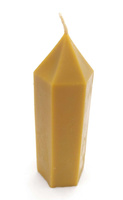 Beeswax candle hexagonal pencil 4.5 x 4.5 x 14 cm