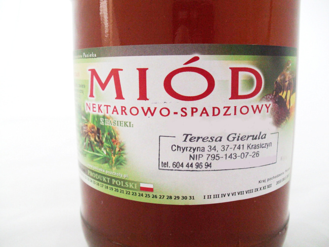 Forest honey from Bieszczady Nectar - coniferous honeydew PREMIUM