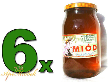 Set 6 x Goldenrod honey 1.2 kg PREMIUM