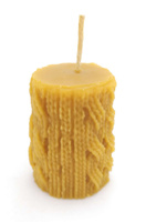 Beeswax candle pattern sweater 5 x 7 cm