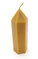 Beeswax candle hexagonal pencil 4.5 x 4.5 x 14 cm