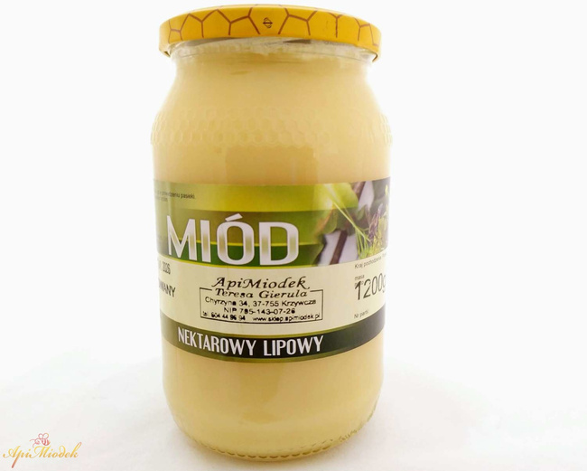 Linden honey 1.2 kg PREMIUM CREAMED