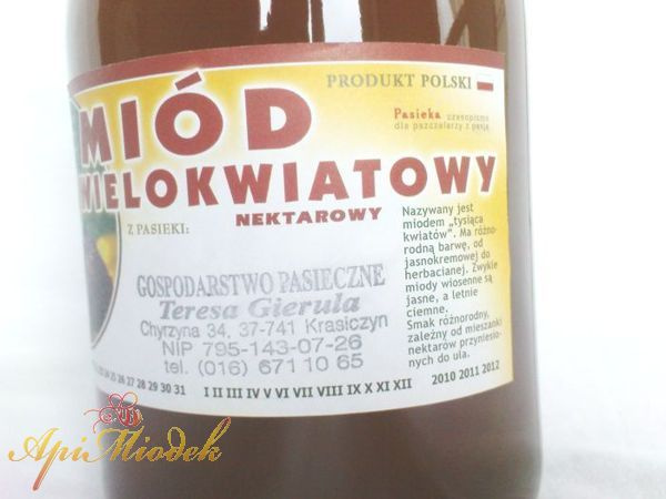 Miód Wielokwiatowy Wiadro 12 kg