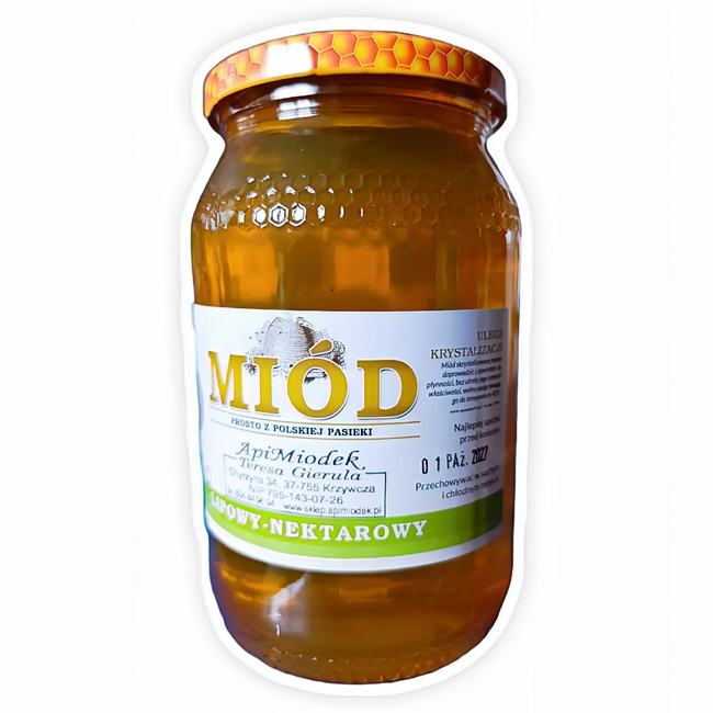 Miód Lipowy 1,2 kg  PREMIUM