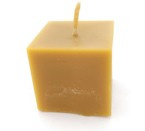 Beeswax candle cube pure 4.5 x 4.5 x 4.5 cm