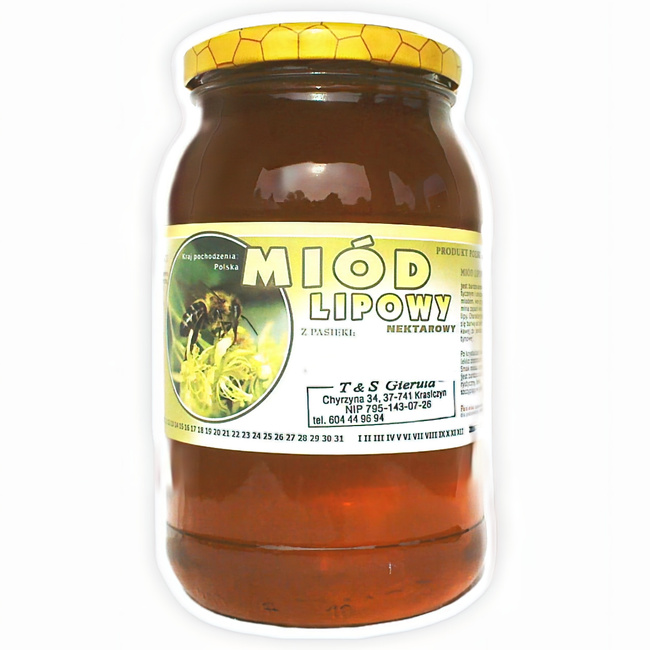 Miód Lipowy 1,2 kg  PREMIUM