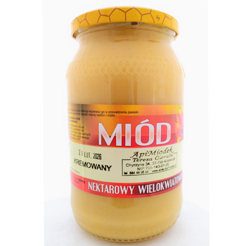 Miód Wielokwiatowy 1,2 kg PREMIUM  KREMOWANY