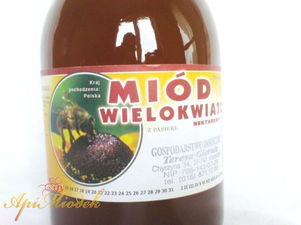 Mixed flower honey Wiadro 12 kg