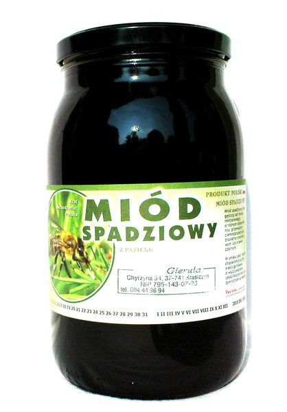 Miód spadziowy iglasty 1,2 kg PREMIUM 100 %